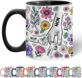 Custom 3D Effect Mom Mama Grandma Coffee Mugs - Ceramic Mom Mug Gift for Mother's Day - Personalized Mothers Day Cup Gift from Kids - Tazas Personalizadas para Mama el Dia de las Madres - 11oz & 15oz