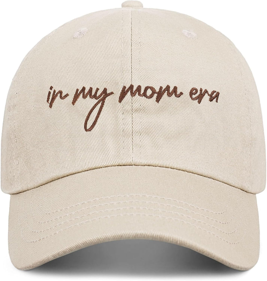 in My Mom Era Hat, Mama Hats for Women, First Time Mom Gift from Daughter Son, Embroidered Womens Baseball Caps
