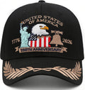 250 Anniversary USA Hat 250 Anniversary USA Merchandise Adjustable Embroidered Patriotic Hat Baseball Caps