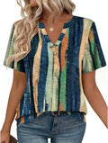 Womens Tops Short Sleeve V Neck Tee Shirts Cute Dressy Casual Clothing Business Work Blouse