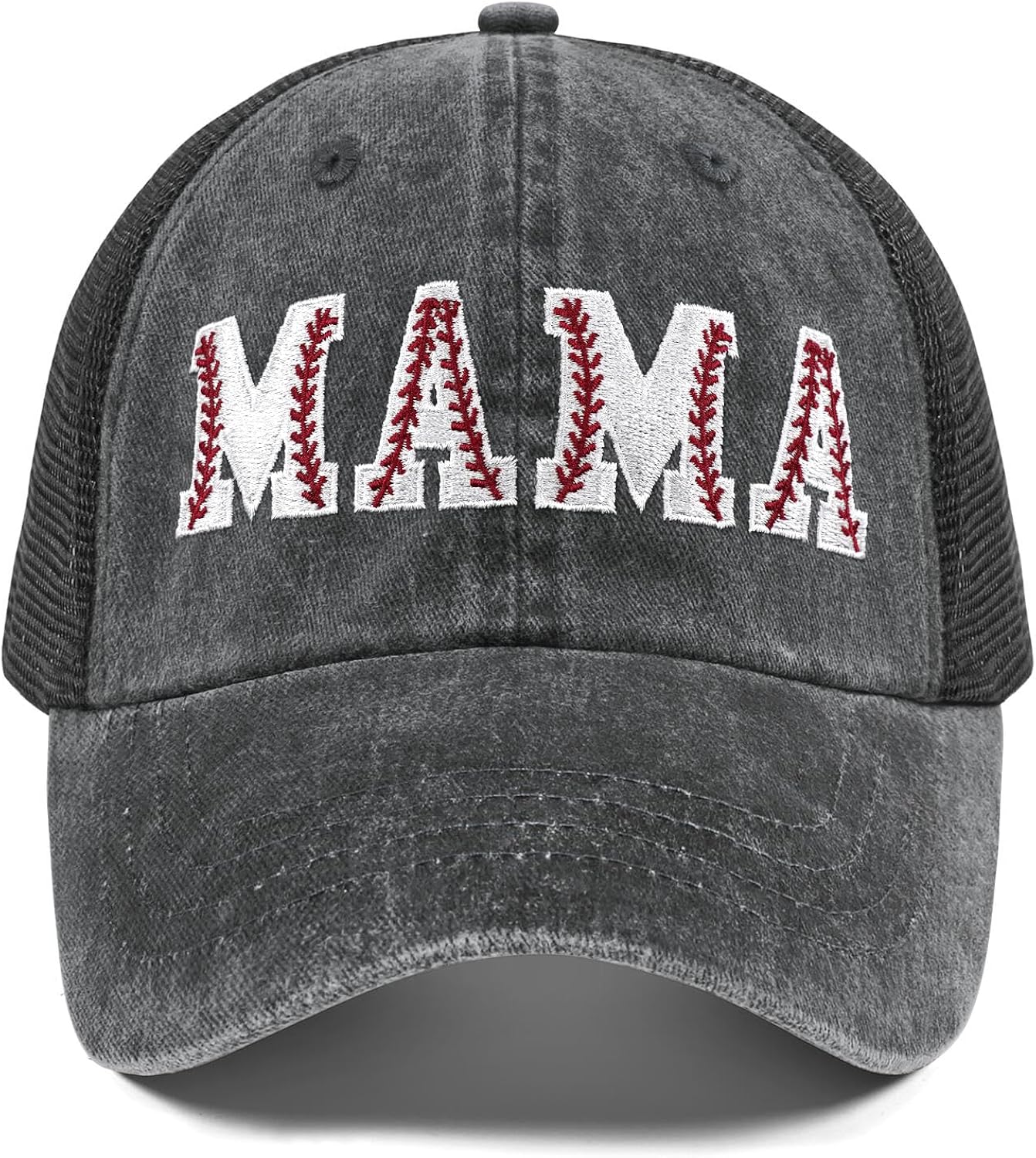 Mama Trucker Hat Mothers Day Birthday Gifts for Mother Mom Mama Embroidered Adjustable Washable Baseball Cap