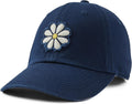 Tattered Chill Cap Daisy, Darkest Blue