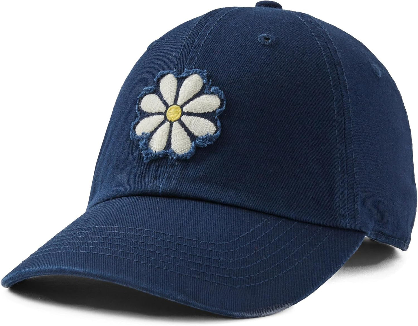 Tattered Chill Cap Daisy, Darkest Blue