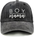 Women's Embroidered Baseball Cap Boy Mama Mom Gift Vintage Distressed Dad Hat