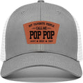 My Favorite People Call me Grandpa Hat Adjustable Baseball Cap Christmas Father's Day Birthday Gifts for Dad Trucker Hat