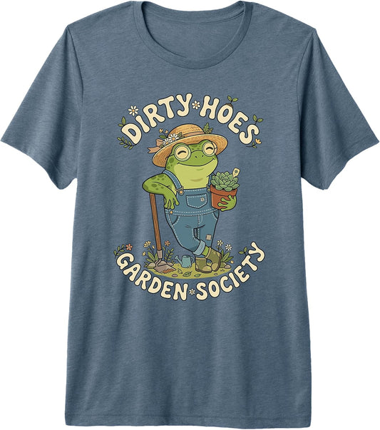 Dirty Hoes Garden Society Funny Gardening Tees
