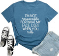 Women I AM NOT Tee Cute Graphic Soft T Shirts