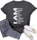 Inspirational Shirts for Women Motivational Tshirt I Am Beautiful Tee Tops