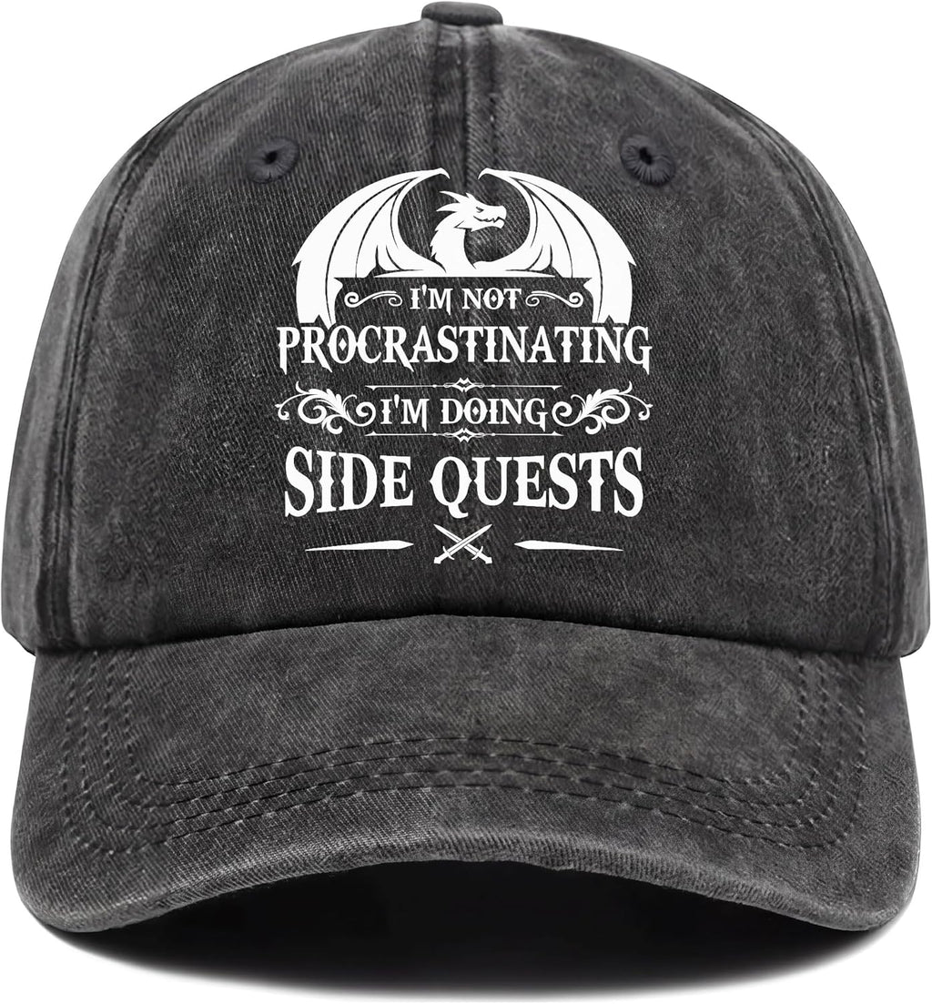 Baseball Cap Gifts for Men, Men's Hat for Father's Day Birthday Gifts - Adjustable Cotton Baseball Cap