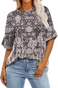 Womens Tops Oversized T Shirts Short Sleeve Crewneck Summer Casual Loose Basic Tee Shirt 2026 Trendy Fashion Clothes
