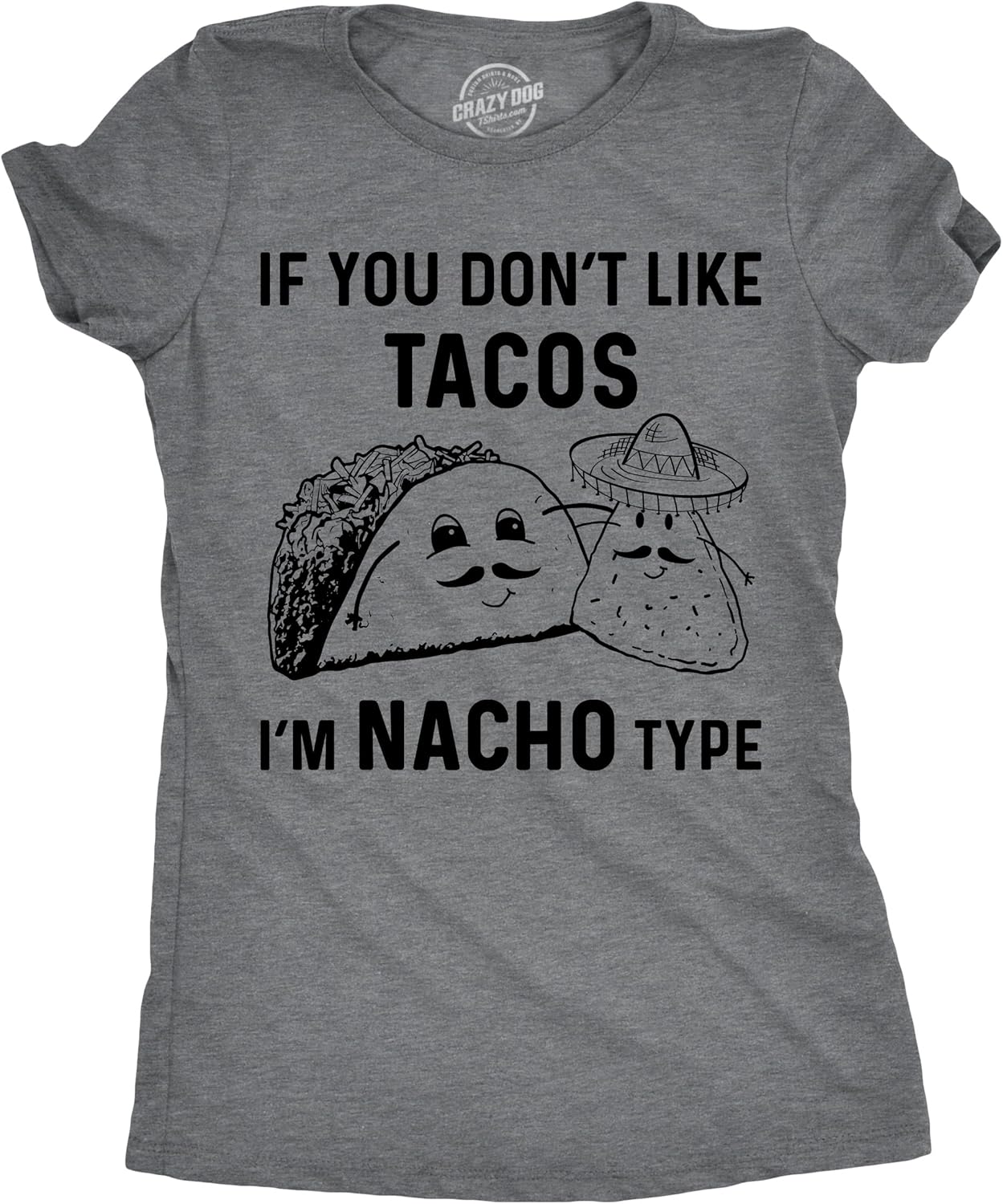 Womens Tacos Shirts Funny Mexican Tees with Tacos and Cervezas Cool Vintage Graphic Tees with Cute Sayings