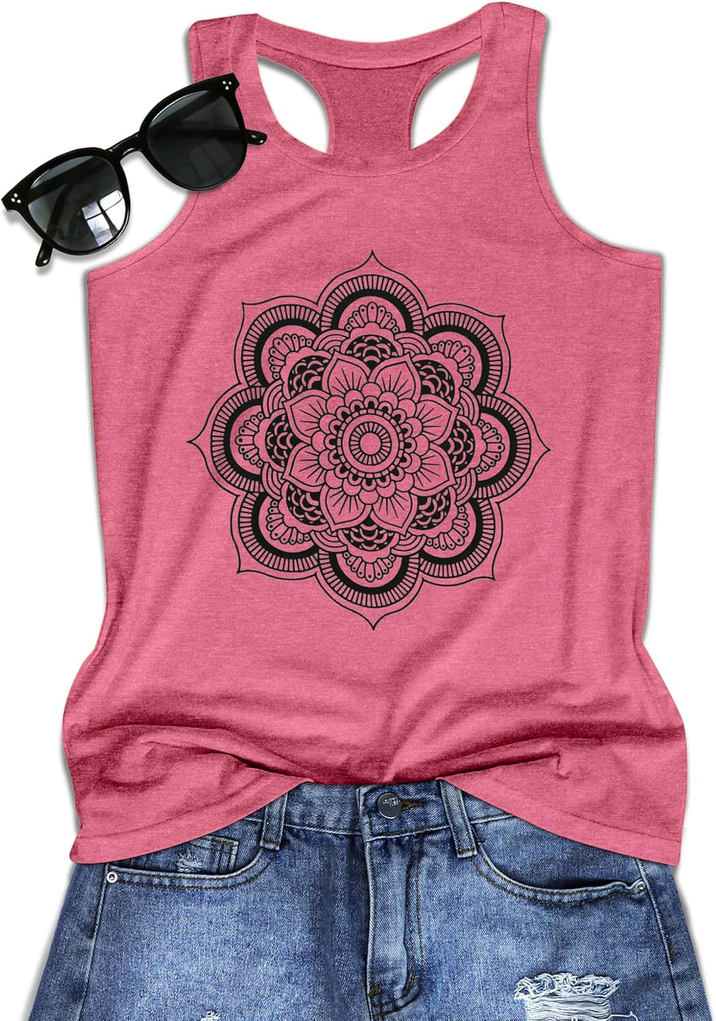 Tank Tops for Women Racerback Summer Sleeveless Casual Graphic Basic Top Shirts 2026