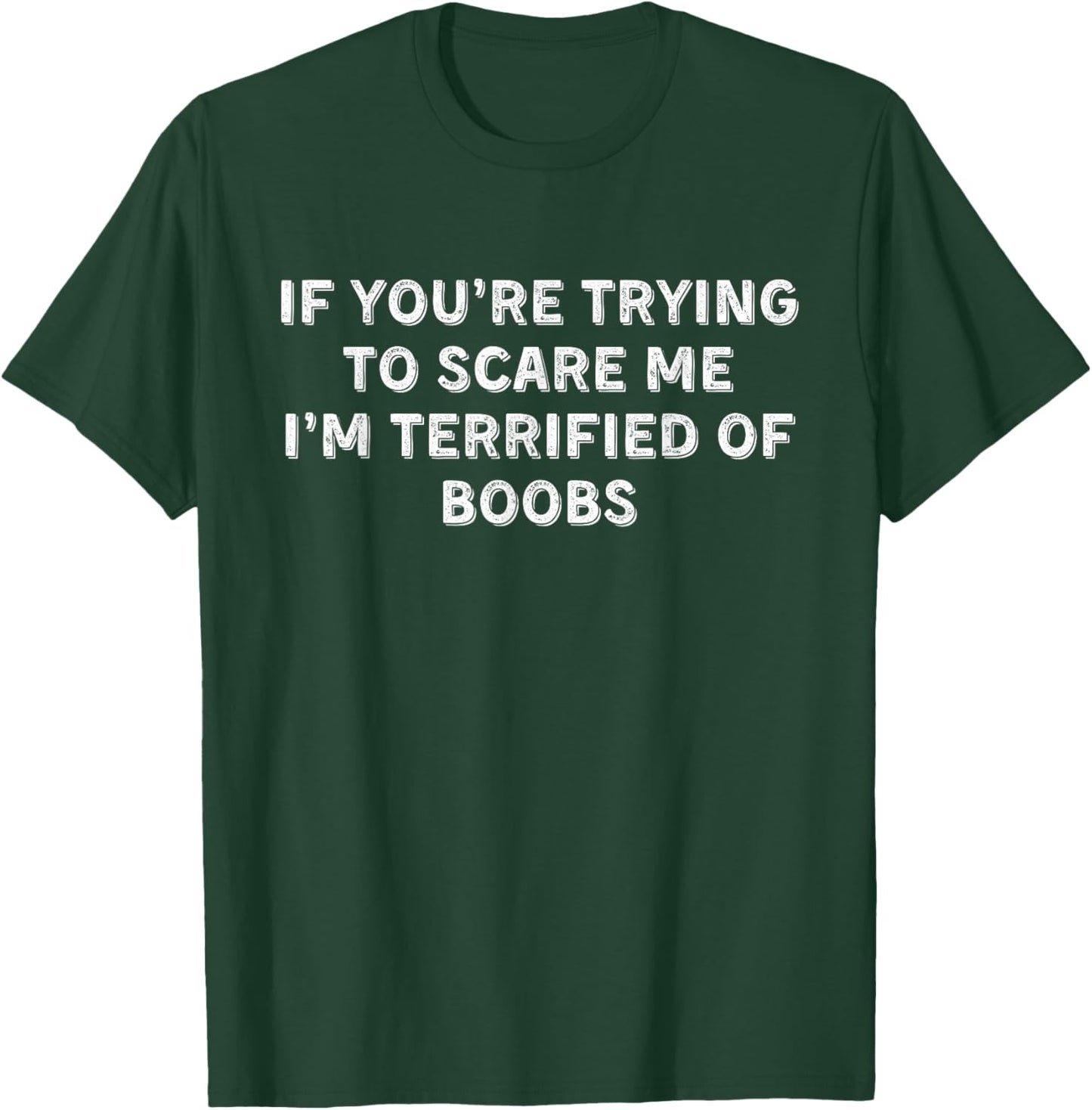 I'M TERRIFIED OF BOOBS. FUNNY ADULT HUMOR