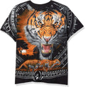 Unisex Adult Tribal Tiger All Over Print T-Shirt