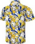 Hawaiian Shirt for Men Tropical Shirts Summer Beach Button Down Short Sleeve Luau Aloha Floral Cruise Vacation Outfit 2026