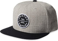 Unisex Pledge Baseball Cap Grey/Black – with Adjustable Snapback