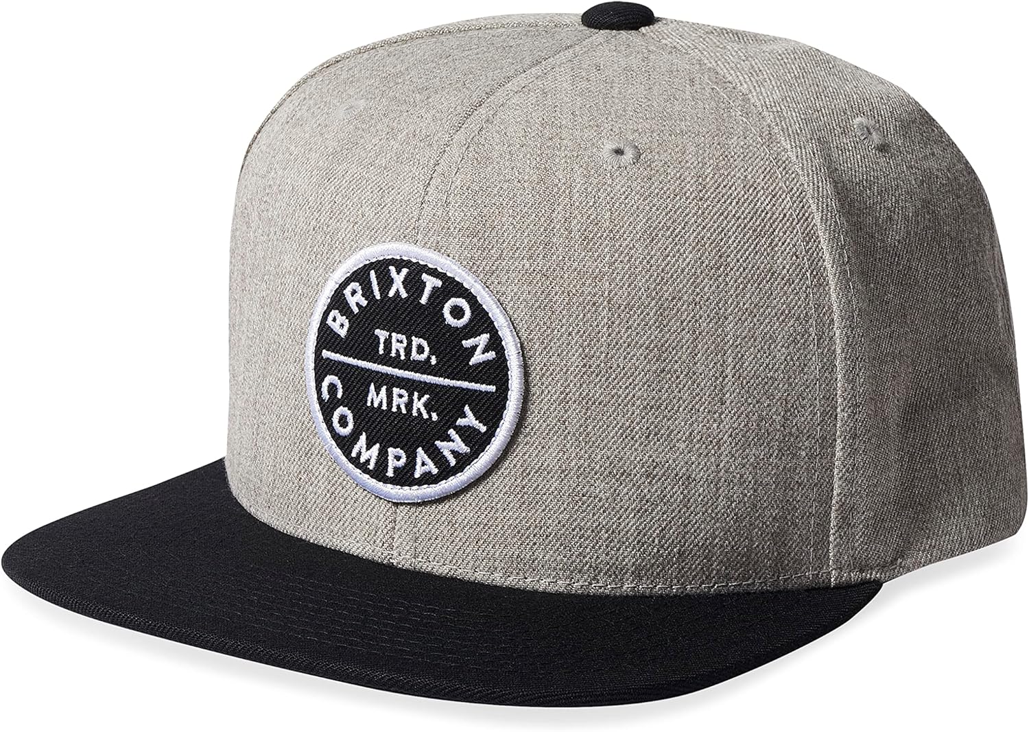 Unisex Pledge Baseball Cap Grey/Black – with Adjustable Snapback