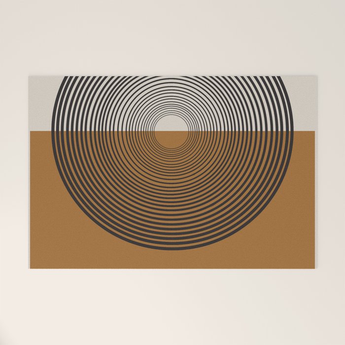Mid Century Style, Retro  Welcome Mat Gallery Image 1