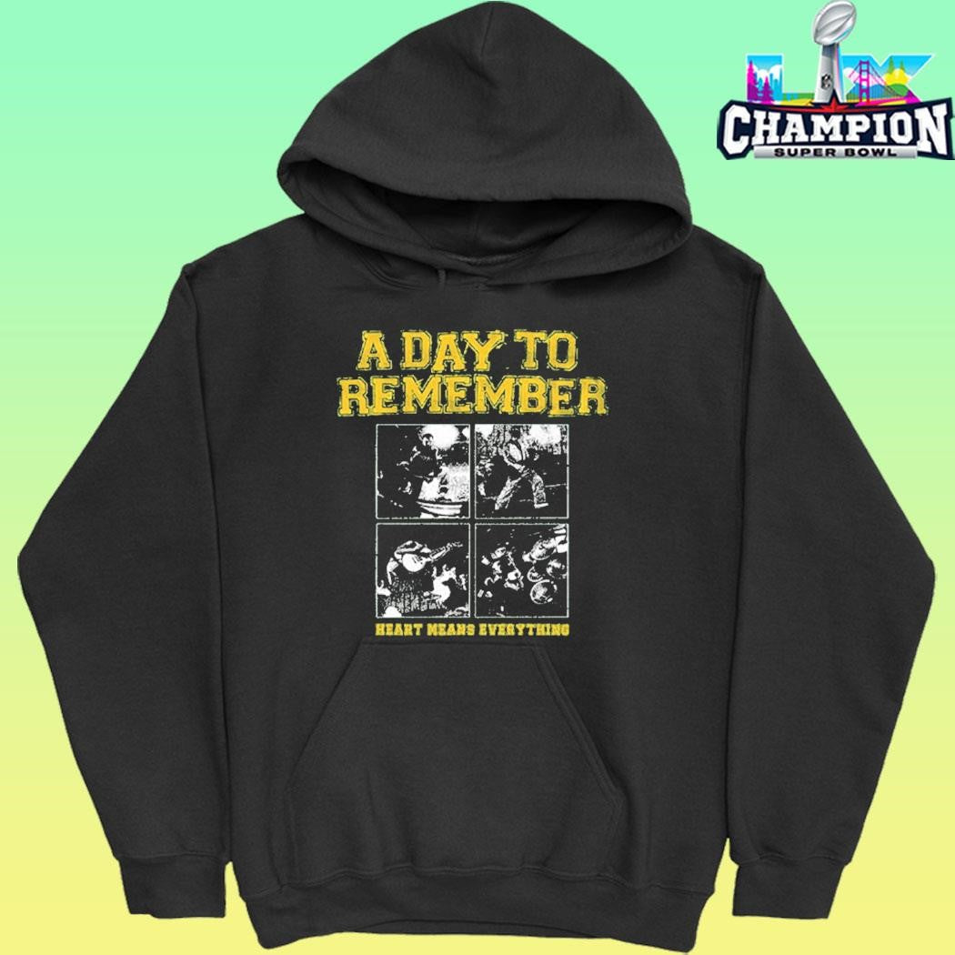 A Day To Remember Varsity Pit Heart Means Everything Shirt