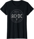Official AC/DC Rock N Roll Damnation Band Music Vintage Logo T-Shirt