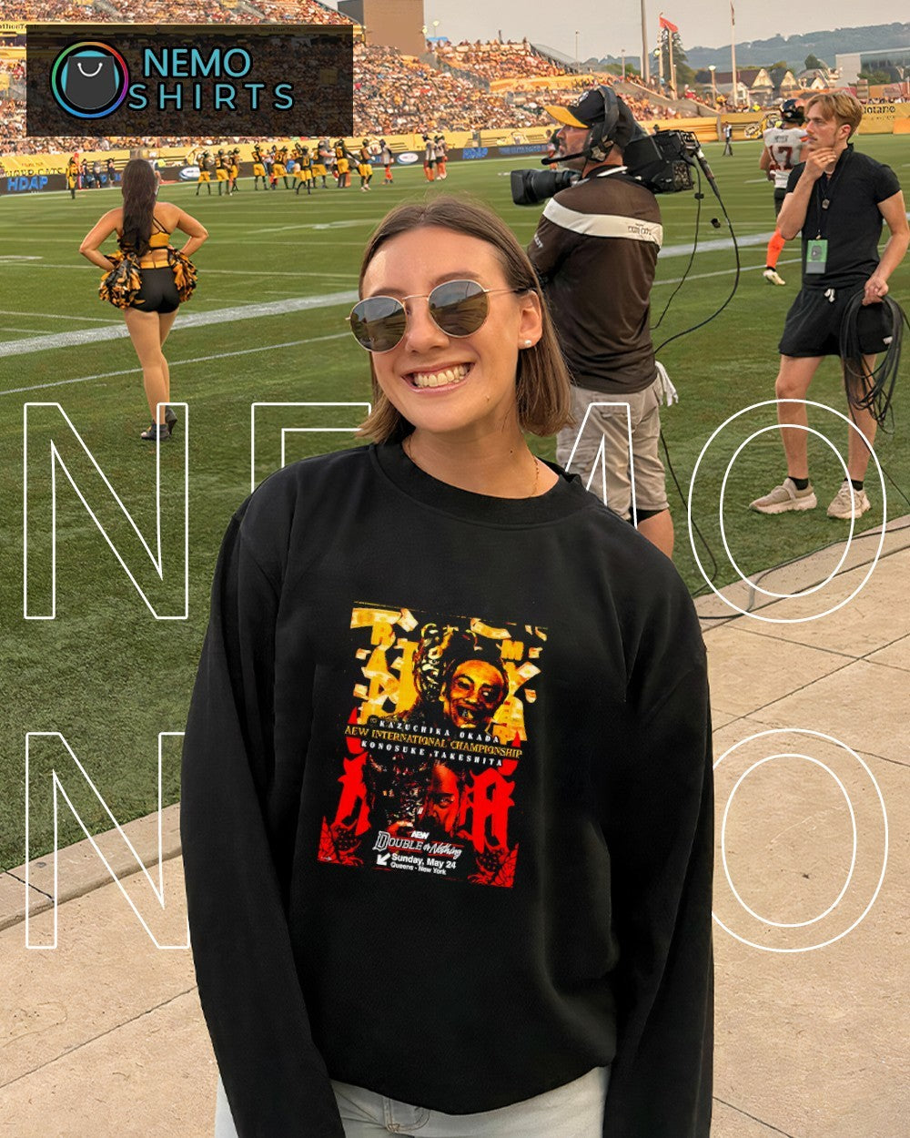AEW International Championship Kazuchika Okada vs Konosuke Takeshita shirt