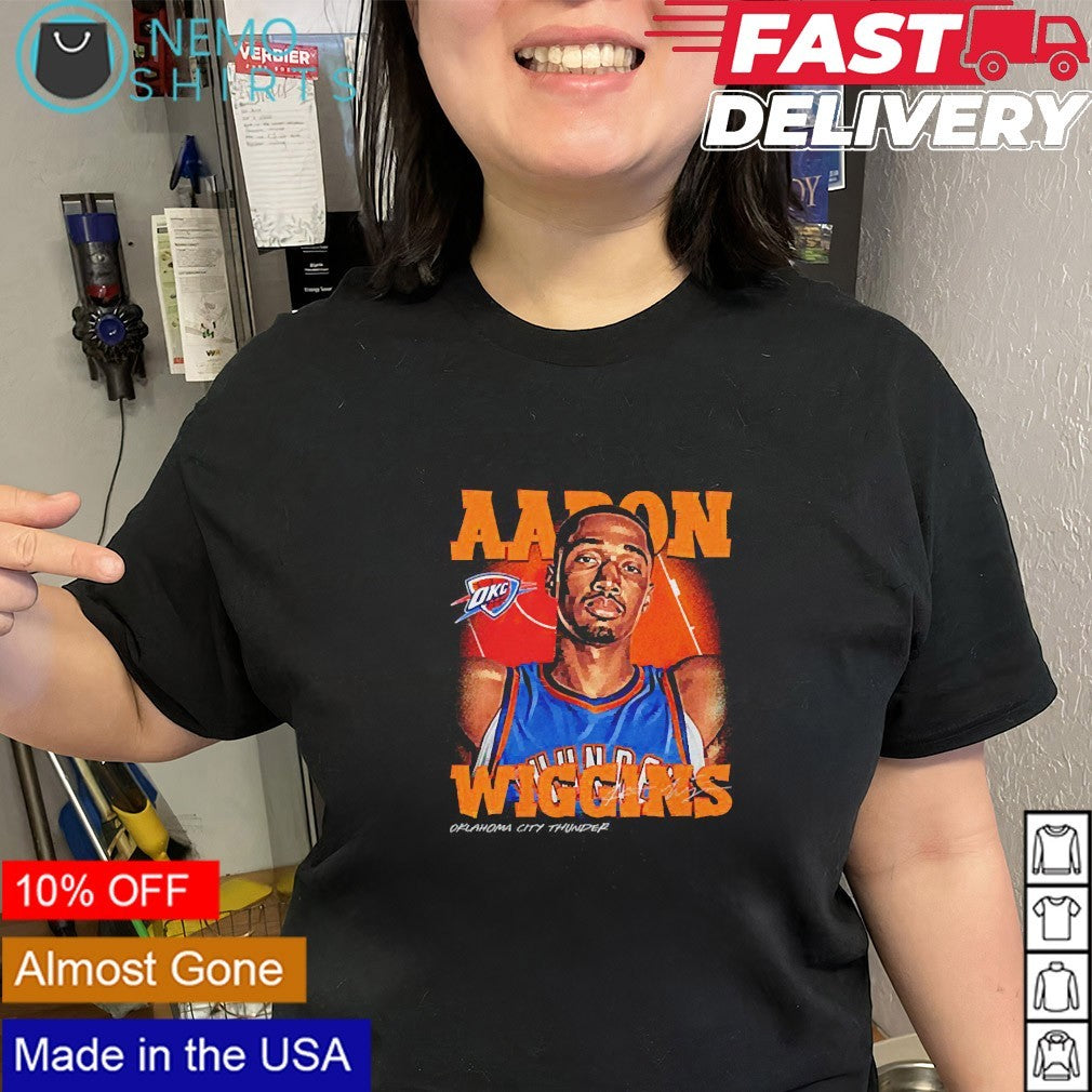 Aaron Wiggins Oklahoma City Thunder player name shirt