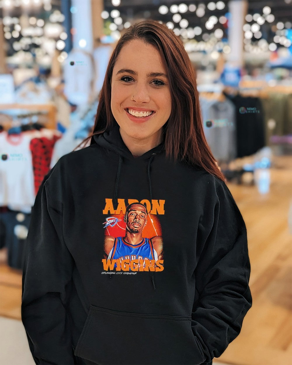 Aaron Wiggins Oklahoma City Thunder player name shirt