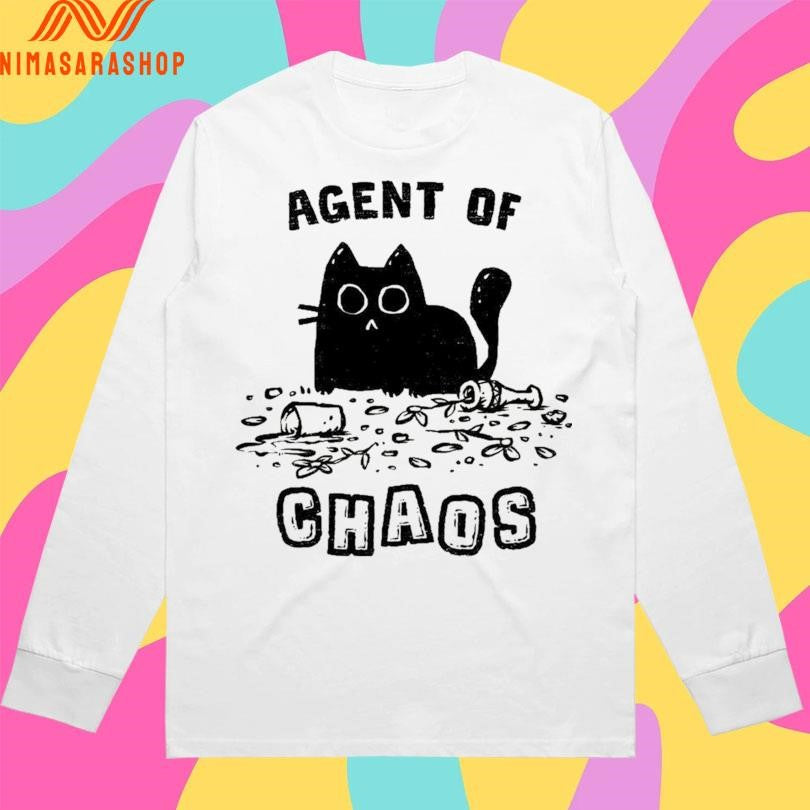Agent Of Chaos Cat Shirts