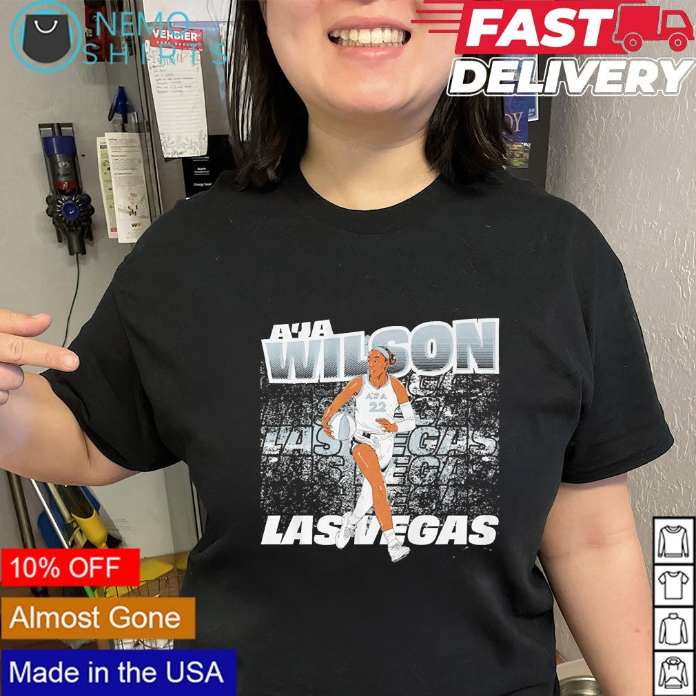 A’ja Wilson #22 Las Vegas Aces player street ball graphic shirt