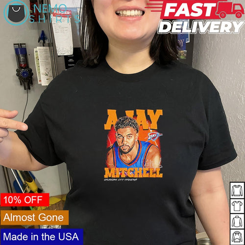 Ajay Mitchell Oklahoma City Thunder player name shirt