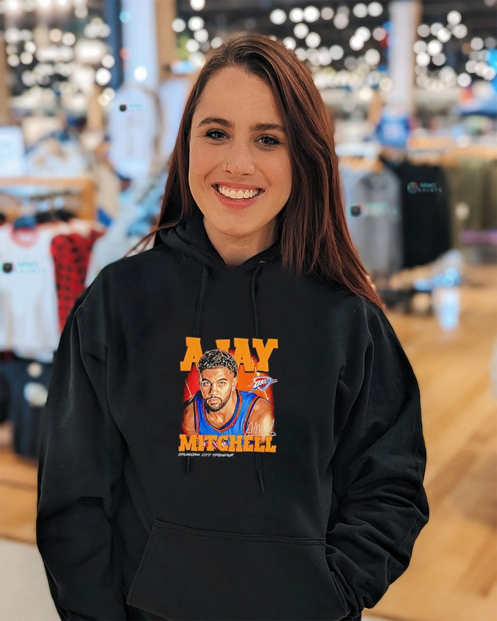 Ajay Mitchell Oklahoma City Thunder player name shirt