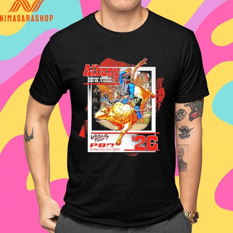 Albany New York Velocity Tour Professional Bull Riders ’26 Shirts