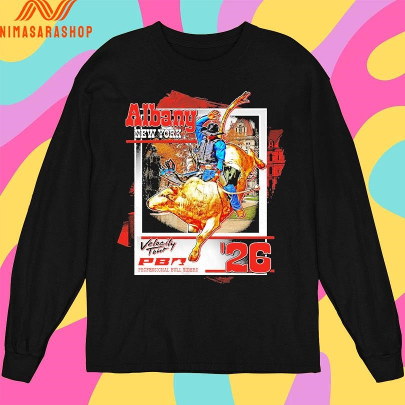 Albany New York Velocity Tour Professional Bull Riders ’26 Shirts