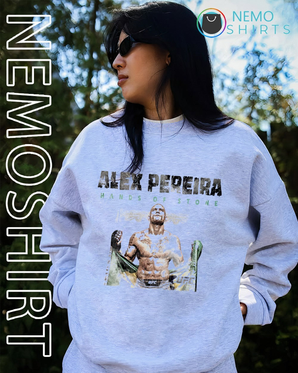 Alex Pereira UFC hands of stone shirt