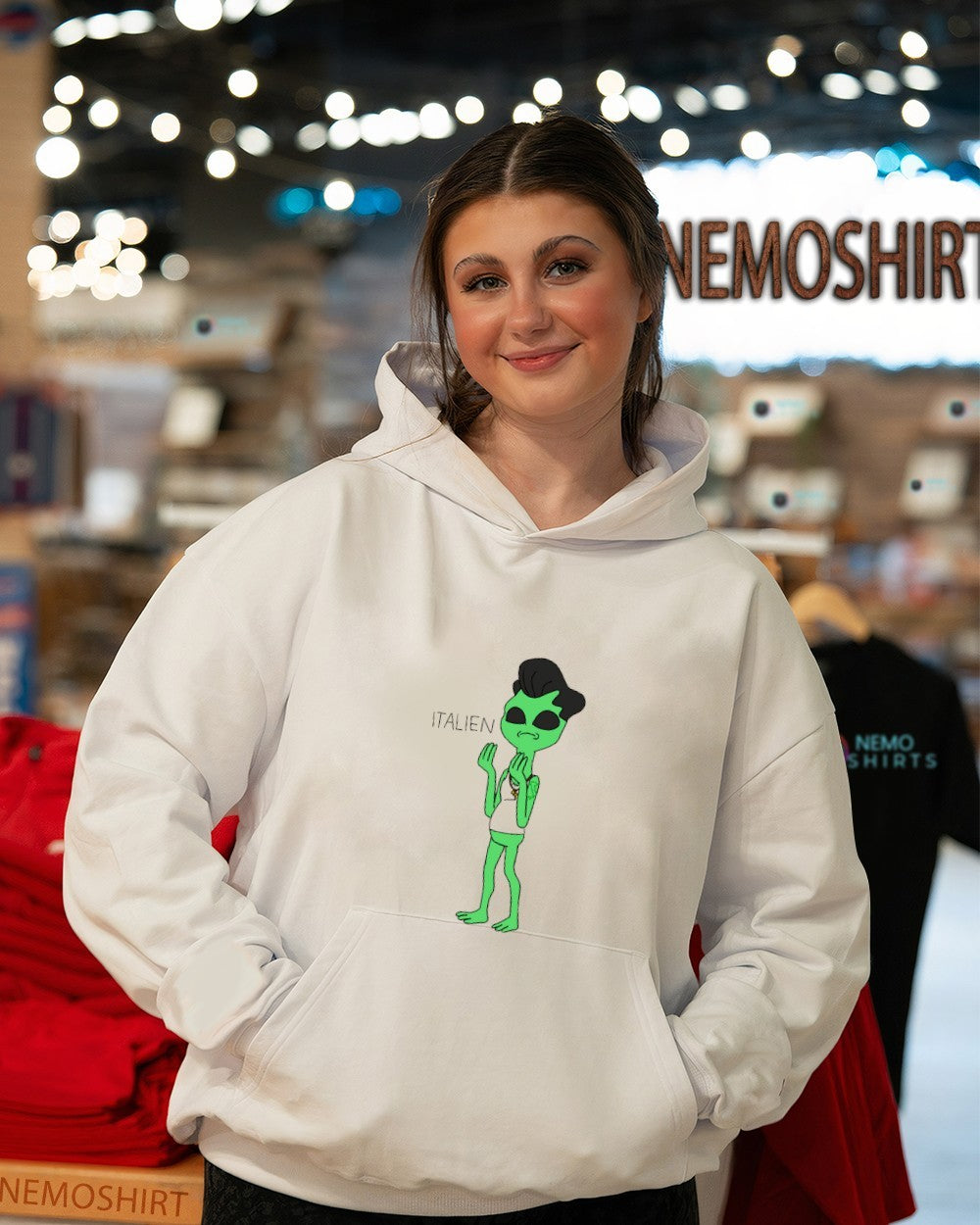 Alien italien graphic shirt