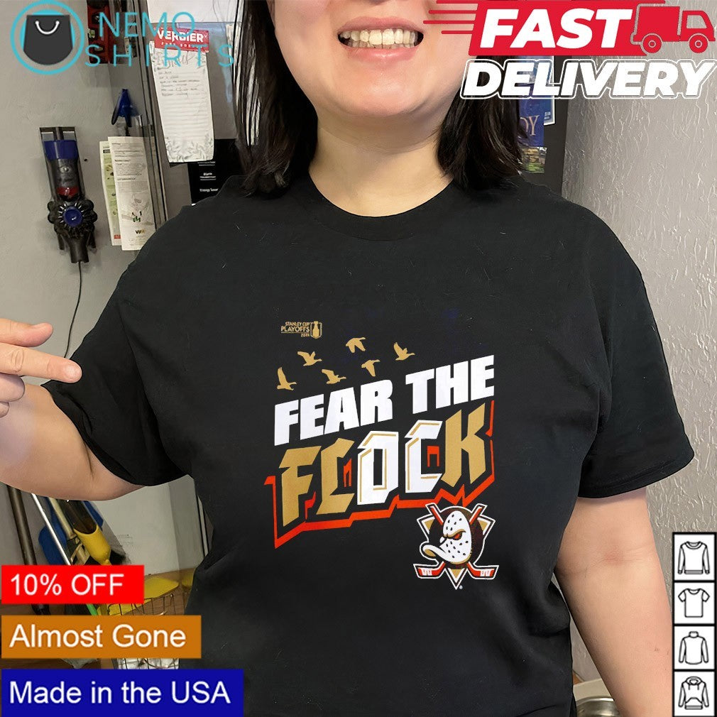 Anaheim Ducks 2026 Stanley Cup Playoffs fear the flock shirt
