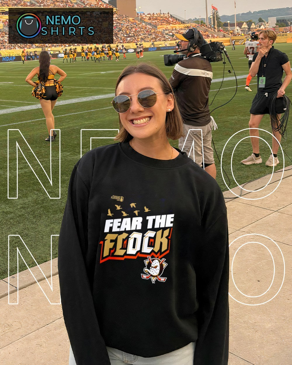Anaheim Ducks 2026 Stanley Cup Playoffs fear the flock shirt