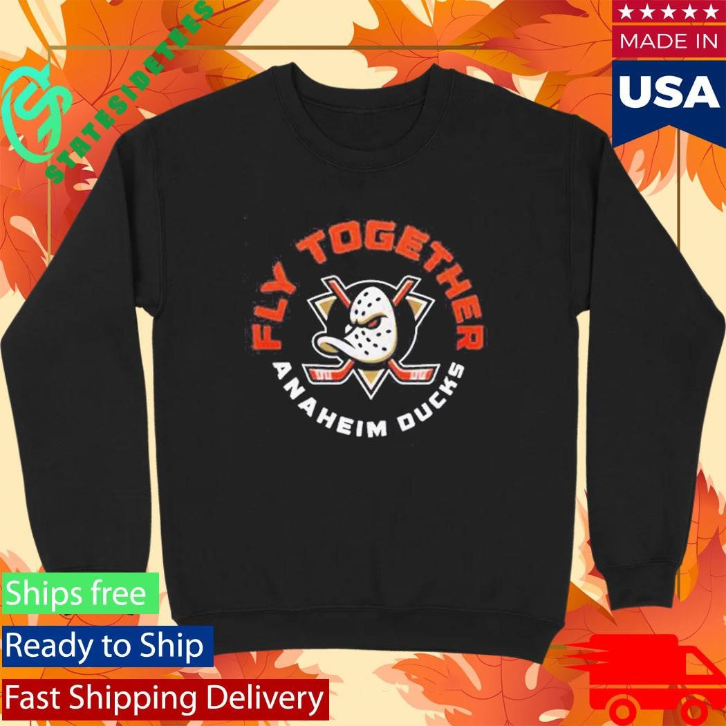 Anaheim Ducks Fly Together Orange Country 2026 logo Shirt