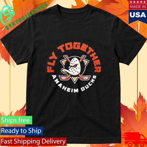 Anaheim Ducks Fly Together Orange Country 2026 logo Shirt