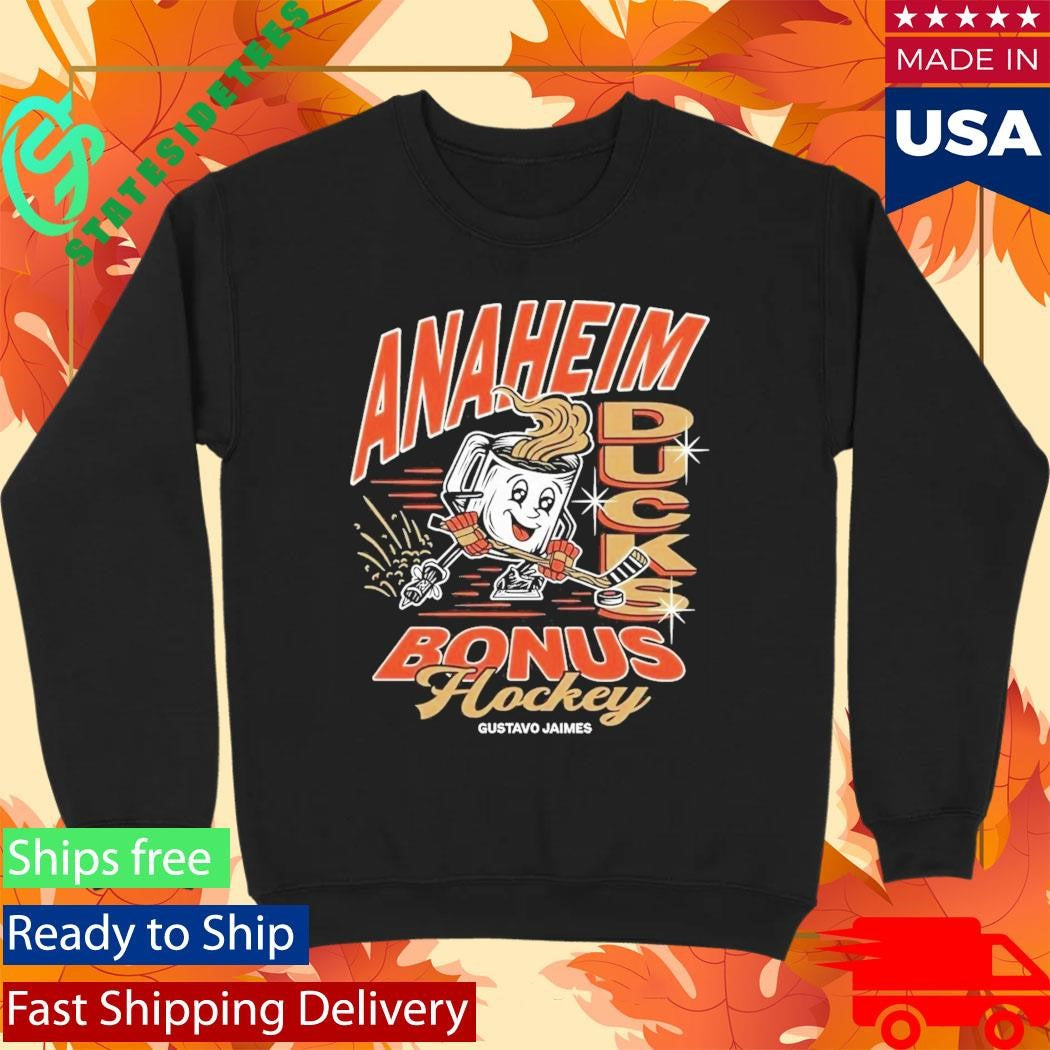 Anaheim Ducks Hockey Bonus Gustavo Jaimes Artwork Shirt