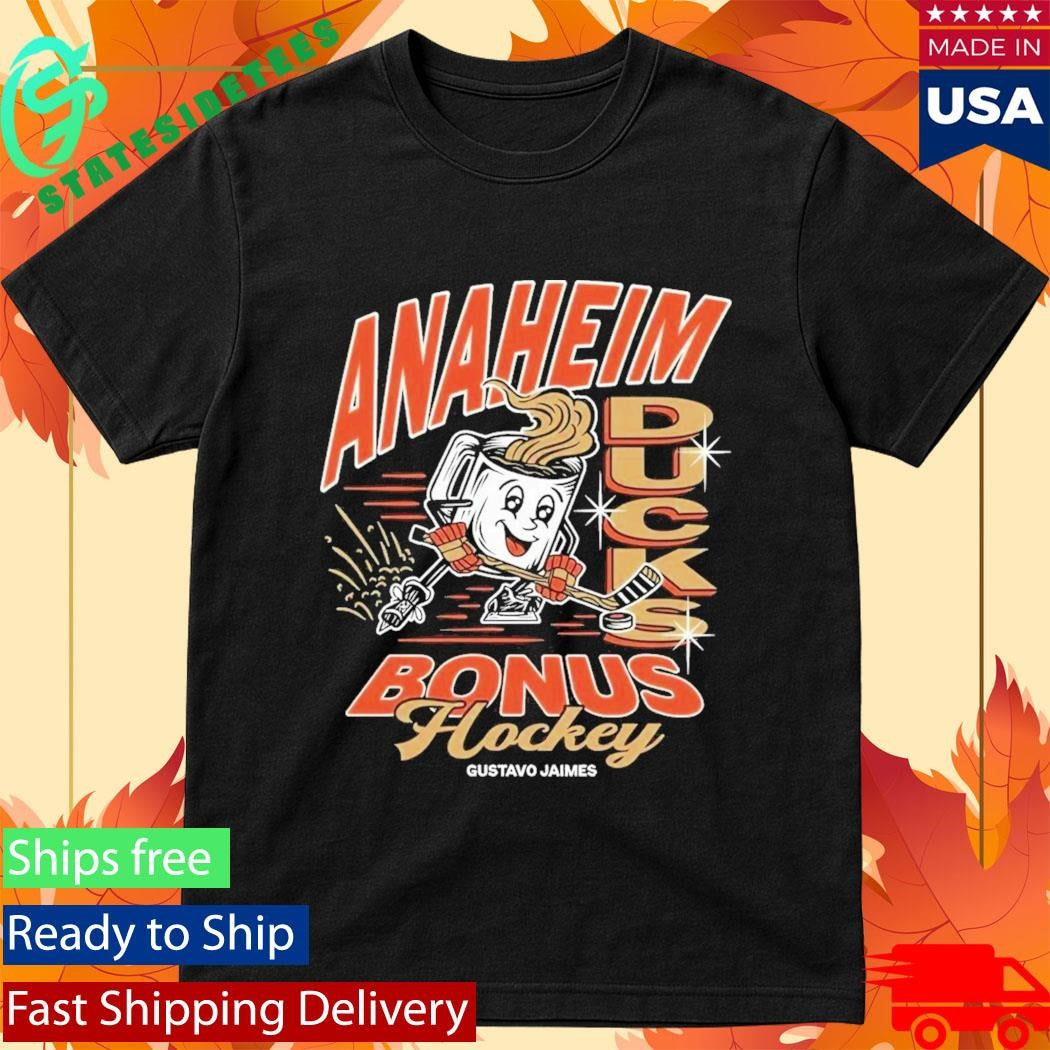 Anaheim Ducks Hockey Bonus Gustavo Jaimes Artwork Shirt