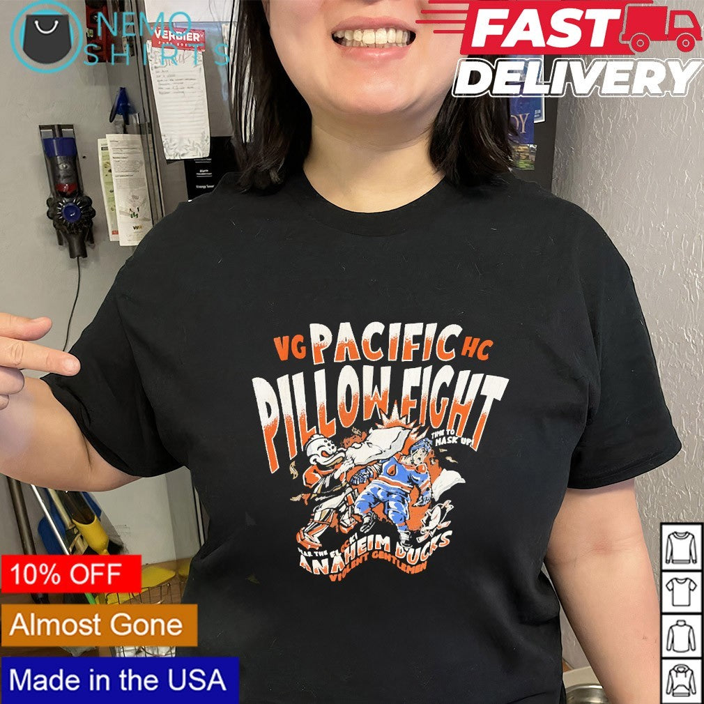 Anaheim Ducks Pacific Pillow Fight Time to Mask Up shirt