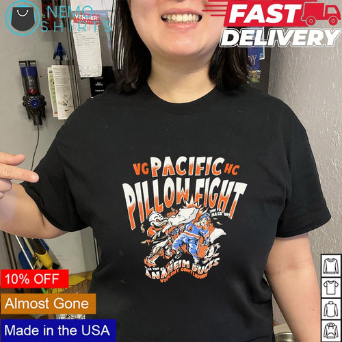Anaheim Ducks Pacific Pillow Fight Time to Mask Up shirt