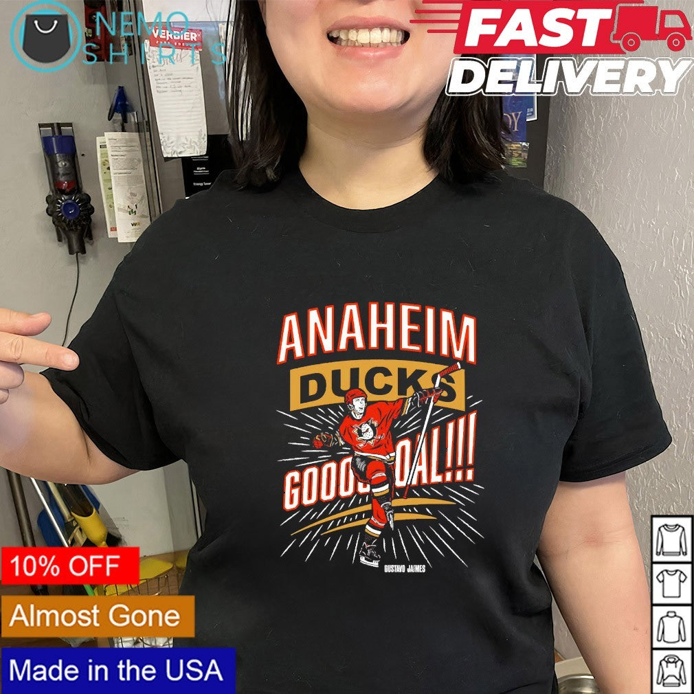 Anaheim Ducks goal Gustavo Jaimes shirt
