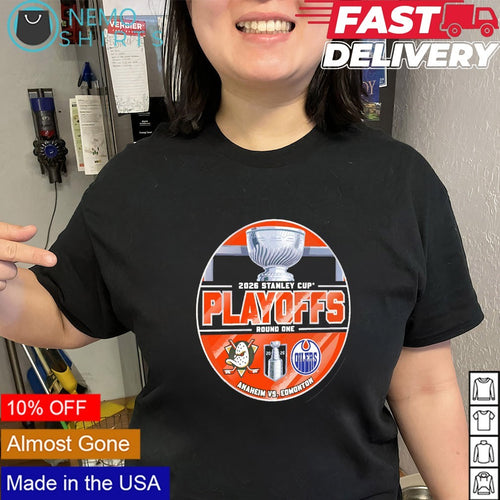 Anaheim Ducks vs Edmonton Oilers 2026 Stanley Cup Playoffs round 1 matchup shirt