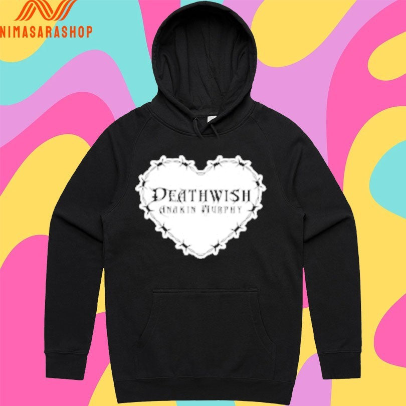 Anakin Murphy Death Wish Anakin Murphy Barbed Wire Heart Shirts