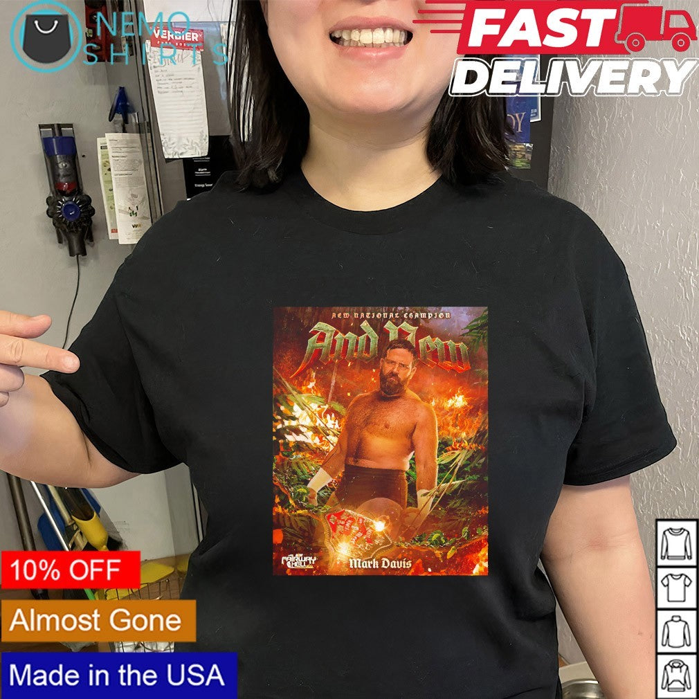 And new Mark Davis AEW National Championship shirt