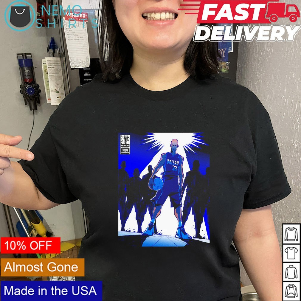 Antawn Jamison Dallas Mavericks Sixth Man award anime shirt