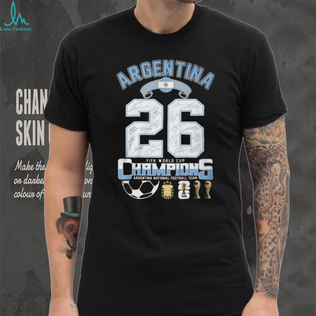 Argentina National Football Team World Cup Champions 2026 Shirt