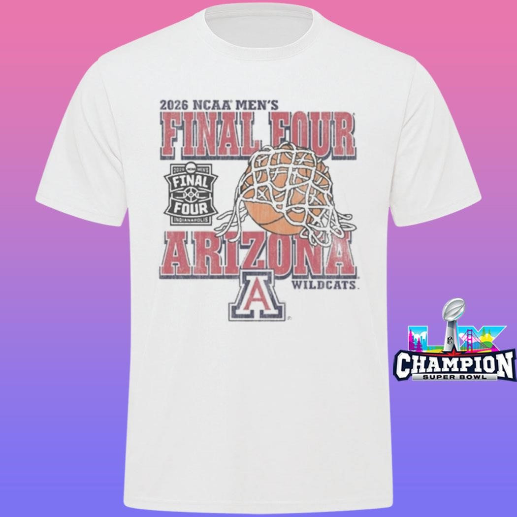 Arizona Wildcats 2026 Final Four Ncaa Men’s Basketball Shirt